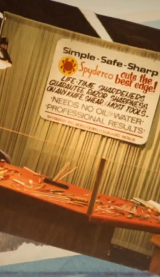 Spyderco's 50th anniversary film: archival shop photographs, their Colorado factory, and the Native 5 blade being machined